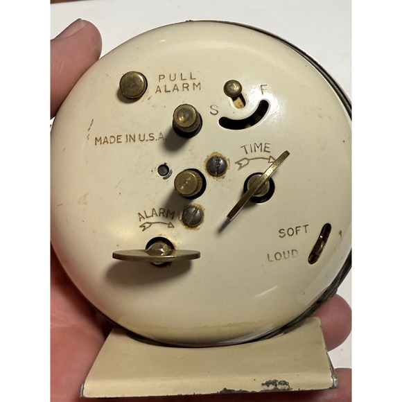 Vintage Westclox Baby Ben Wind Up Mechanical Alarm Clock ( Working Good ) - Picture 7 of 10